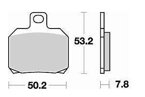 Remblokken achter BRAKING 828 CM56 SINTERED, Motoren, Ophalen of Verzenden, Nieuw
