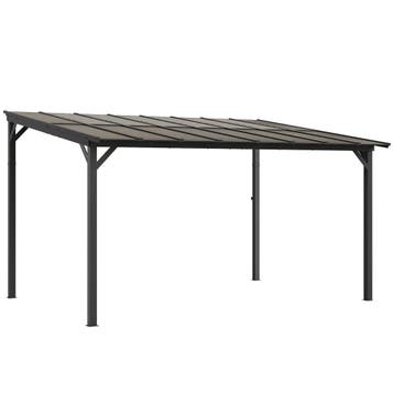 Terrasoverkapping Ca. 3 X 4,3m Vrijstaande Terrasdak Met Sch, Tuin en Terras, Verzenden