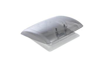 MPK Dakluik VisionVent S Pro Wit 28x28cm Dubbele Plissé, Caravans en Kamperen, Ophalen of Verzenden, Nieuw
