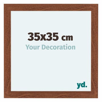 Fotolijst 35x35 cm - Walnoot - MDF - Como, Verzenden, Nieuw