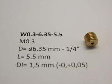micromotor W0.3-6.35-5.5 wormwiel, Overige merken, Gelijkstroom, Verzenden, Overige typen