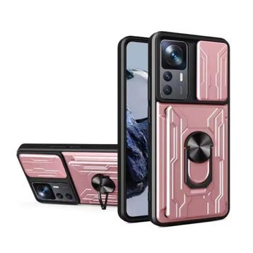 Xiaomi Poco X5 Pro - Card Slot Hoesje met Kickstand en, Verzenden, Nieuw