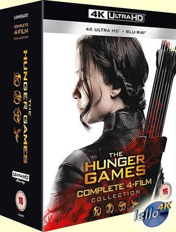 Blu-ray 4K: The Hunger Games, Complete Collection (2012-15), Ophalen of Verzenden, Nieuw in verpakking, Actie, Boxset