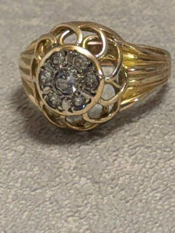 Ring - 12 kt. Geel goud - 12-karaats gouden ring, Nieuw