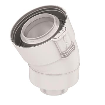 UbiFit Bocht 30° Klemband Conc PP/KS 60/100 wit, Ophalen of Verzenden, Nieuw