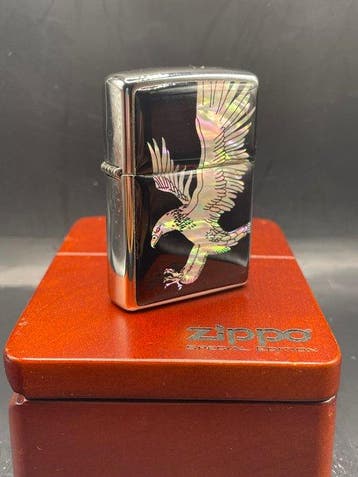 Zippo - MAGNIFIQUE COFFRET ZIPPO - AIGLE EN CHASSE -, Nieuw