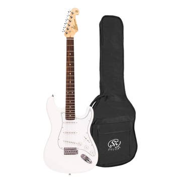 SX ED1 ST-Style Elektrische Gitaar White, Ophalen of Verzenden, Nieuw