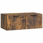 vidaXL Wandbeugel TV-kast Gerookt eiken 78,5 x 41 x 30 cm, Huis en Inrichting, Kasten | Televisiemeubels, Minder dan 50 cm, Verzenden