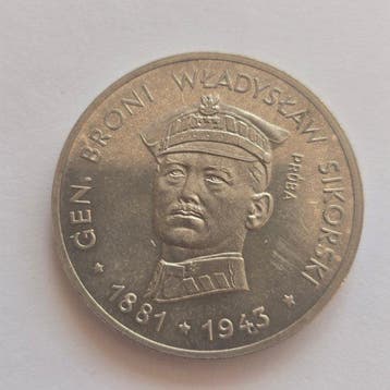Polen. 100 Zlotych 1981 / General Wladyslaw Sikorski; Trial, Postzegels en Munten, Munten | Europa | Niet-Euromunten