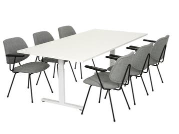 Vergadertafel TUBE wit 200x80, Ophalen of Verzenden, Nieuw in verpakking