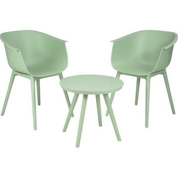 Balkonset | Gardalux | 3-delig (ABS, Groen), Tuin en Terras, Tuinsets en Loungesets, Verzenden, Nieuw