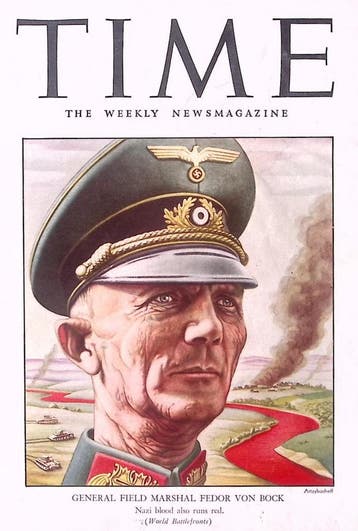 Cover Time Magazine1942 met Fedor von Bock (lijst optie), Verzamelen, Militaria | Tweede Wereldoorlog, Verzenden