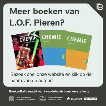 Chemie Scheikunde 1 1 vwo bovenbouw Uitwerkingenboek, Verzenden, Gelezen, L.O.F. Pieren