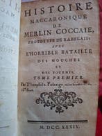 T. Folengo - Histoire maccaronique de Merlin Coccaie - 1734