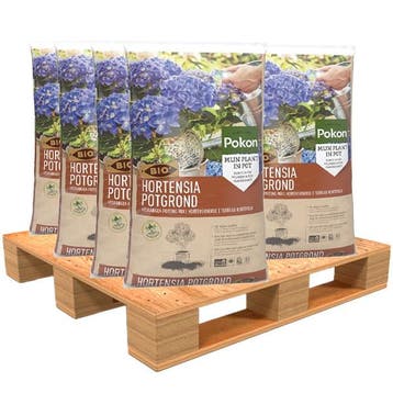 Hortensia potgrond pallet | Pokon | 1050 liter (Bio-label), Verzenden