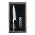 Yaxell Ran Messenset – Giftset – 2-delig – Santoku Mes, Ophalen of Verzenden, Nieuw, Overige materialen, Bestekset