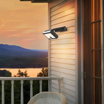 LED Solar Tuinverlichting met Sensor - Wandlamp op, Ophalen of Verzenden, Nieuw, Hanglamp, Led