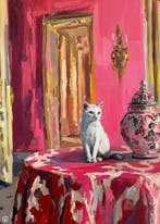 Kleury.art - [XL Canvas] The Empress of Magenta” by