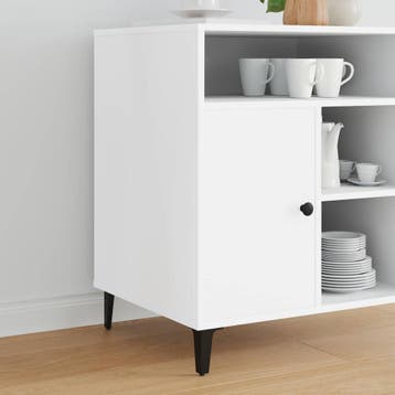 vidaXL Meubelpoten 12 st Zwart 54,1 x 54,1 x 100 mm IJzer, Doe-het-zelf en Verbouw, Verzenden, Nieuw