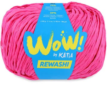 Katia WOW Rewashi - 61 fuchsia - Lintgaren met Twist, Ophalen of Verzenden, Nieuw
