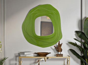 WANDSPIEGEL DALIA GROEN CM 90X4X97, Huis en Inrichting, Ophalen of Verzenden, Nieuw