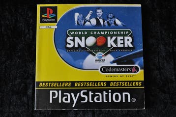 World Championship Snooker Playstation 1 PS1 Manual Only PAL, Verzenden, Nieuw