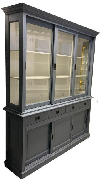 Buffetkast babyblauw Jubbega 180cm, Ophalen of Verzenden, Nieuw