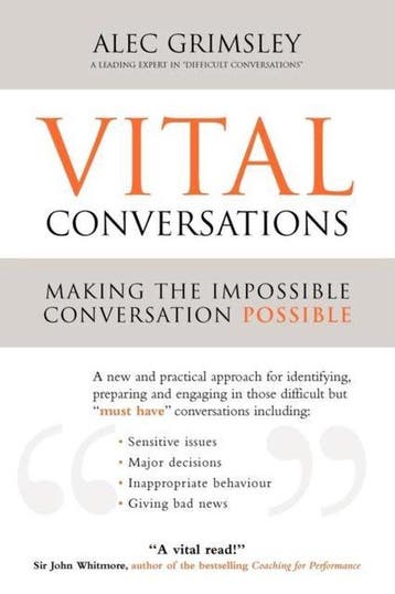 Vital Conversations - Alec Grimsley 9780956312808, Verzenden, Zo goed als nieuw, Alec Grimsley