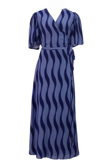 Only Carmakoma Jurk in maat 48 Blauw, Only Carmakoma, Verzenden, Zo goed als nieuw, Blauw