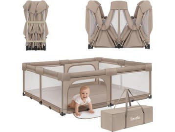 Lionelo Florence Easy Fold XL – Grondbox / Baby Box 180×200, Verzenden, Nieuw