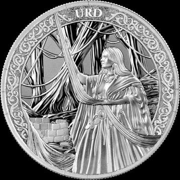 Germania. 5 Mark 2026 Norns-Urd 1 Oz (.999)