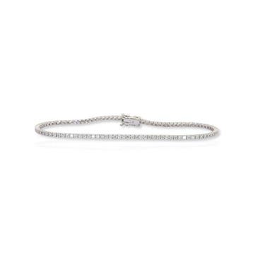 Zonder minimumprijs - Armband - 18 karaat Witgoud - 1.30ct., Nieuw