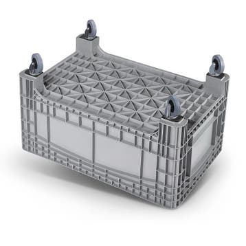 Palletbox verrijdbaar, kuubskist 1200 x 800, Verzenden, Nieuw