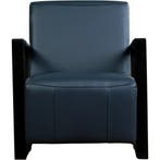 Leren fauteuil Touch - Toledo Marine (blauw), Huis en Inrichting, Fauteuils, Nieuw, Ophalen of Verzenden, 50 tot 75 cm, Industrieel, Modern