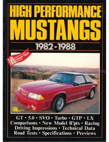 HIGH PERFORMANCE MUSTANGS 1982-1988 (BROOKLANDS ROAD TEST), Nieuw, Ford, Author