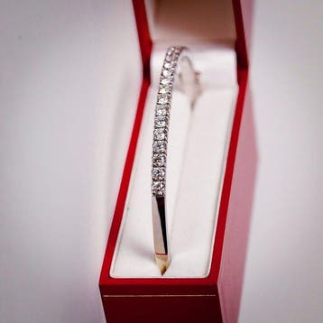 Tennis armband - 14 karaat Witgoud - 2.00ct. tw. Diamant