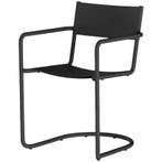 Nine Sine Fauteuil Stapelbaar Zwart - Eetkamerstoel - Outlet, Huis en Inrichting, Stoelen, Zo goed als nieuw, Zwart