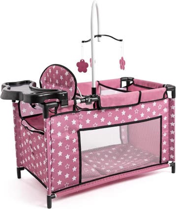Luxe Poppenverzorgingsset Roze | 68cm | Laatste Stuk!, Ophalen of Verzenden, Zo goed als nieuw, Babypop
