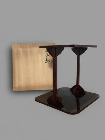 Japanese Lacquerware Tea Ceremony Display Stand (Tana) by
