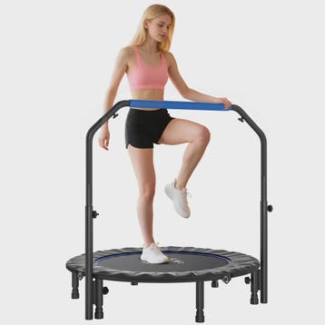 Fitness Trampoline voor Volwassenen - Ø114cm, Inklapbaar, Ve, Verzenden, Nieuw
