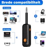 Bluetooth Receiver BT 5.0 - 3.5MM AUX - Bluetooth Ontvanger, Ophalen of Verzenden, Zo goed als nieuw