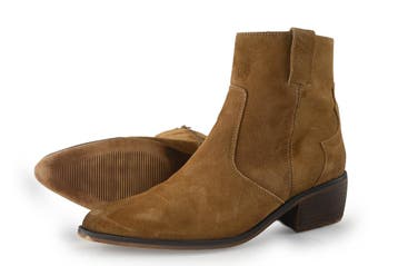 Nelson Enkellaarzen in maat 41 Beige, Verzenden, Beige, Lage of Enkellaarzen, Zo goed als nieuw