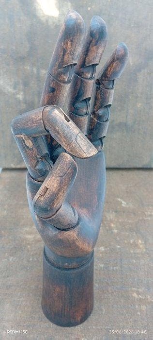 Mannequin - Mano articolata in legno - Artist Mannequin Hand