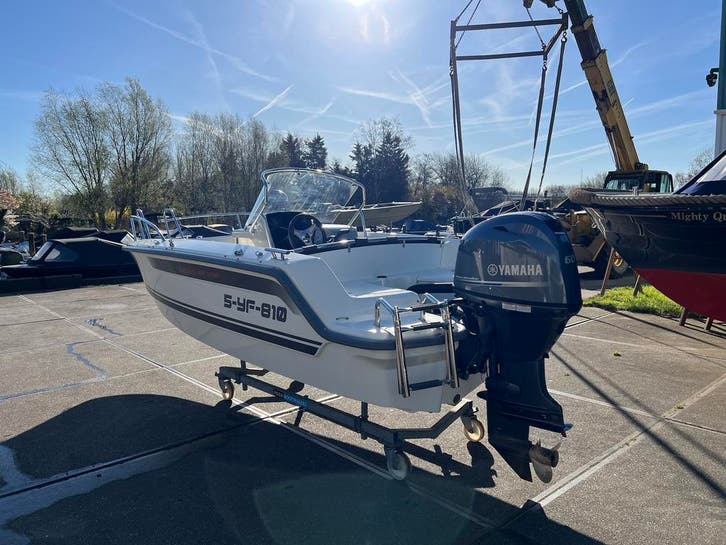 Ryds 488 Sport + Yamaha F60 FETL BOMVOL, Watersport en Boten, Vis- en Consoleboten, Buitenboordmotor, 50 tot 70 pk, Benzine, Gebruikt