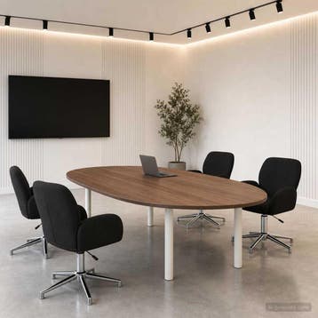 vidaXL Draaiende Bureaustoelen 4 st 54 x 58 x 90 cm Zwart, Verzenden, Nieuw