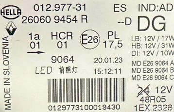 Renault Captur Facelift LED linker koplamp links 260609454R, Auto-onderdelen, Ophalen, Gebruikt