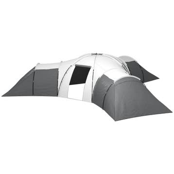 TRUUSK Tunnel Tent voor 6-9 Personen - 3 Slaapkamers - Woonk, Verzenden, Nieuw