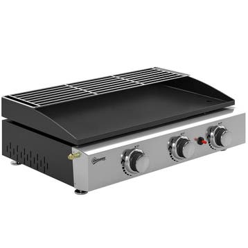 Gasgrill 7,5 KW Draagbare Tafelgrill Met 3 Branders Keramisc, Tuin en Terras, Planten | Bomen, Verzenden