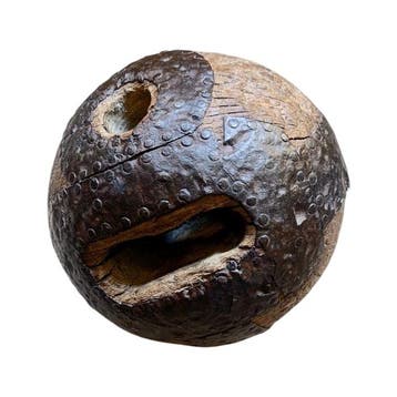 Bowlen/Kegelen - Antieke houten kegel- of bowlingbal, Nieuw