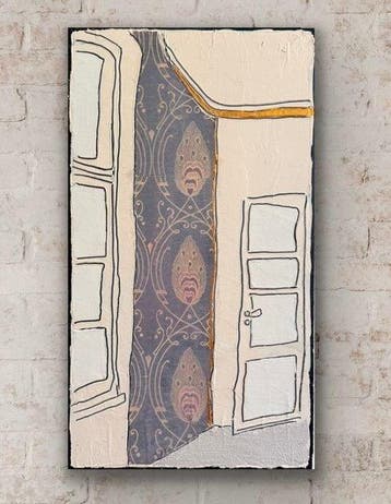 Andrea Krauß - Memory Room_54 (handpainted, ready to hang)